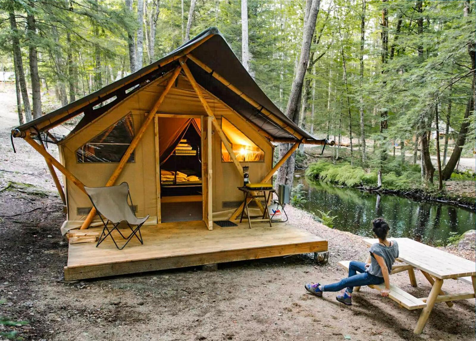 Huttopia White Mountains Albany Экстерьер фото