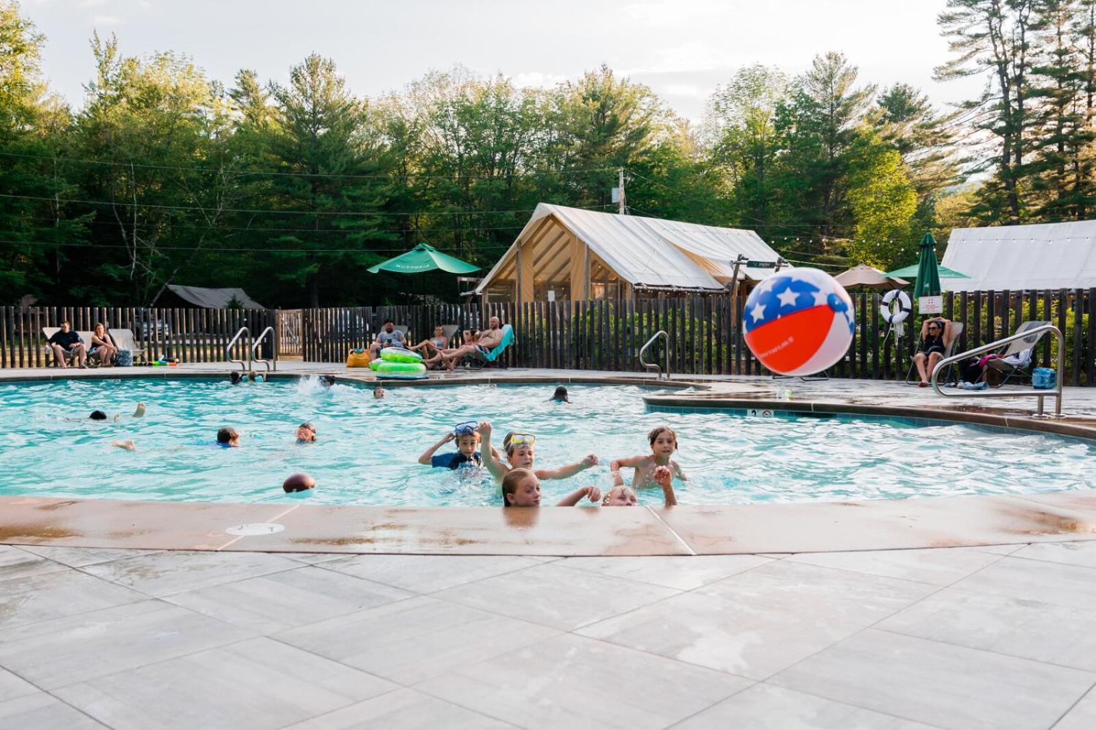 Huttopia White Mountains Albany Экстерьер фото