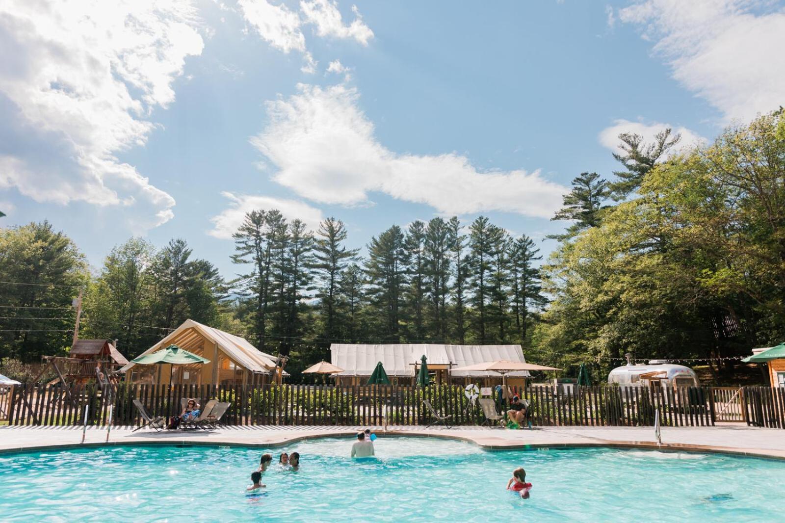 Huttopia White Mountains Albany Экстерьер фото