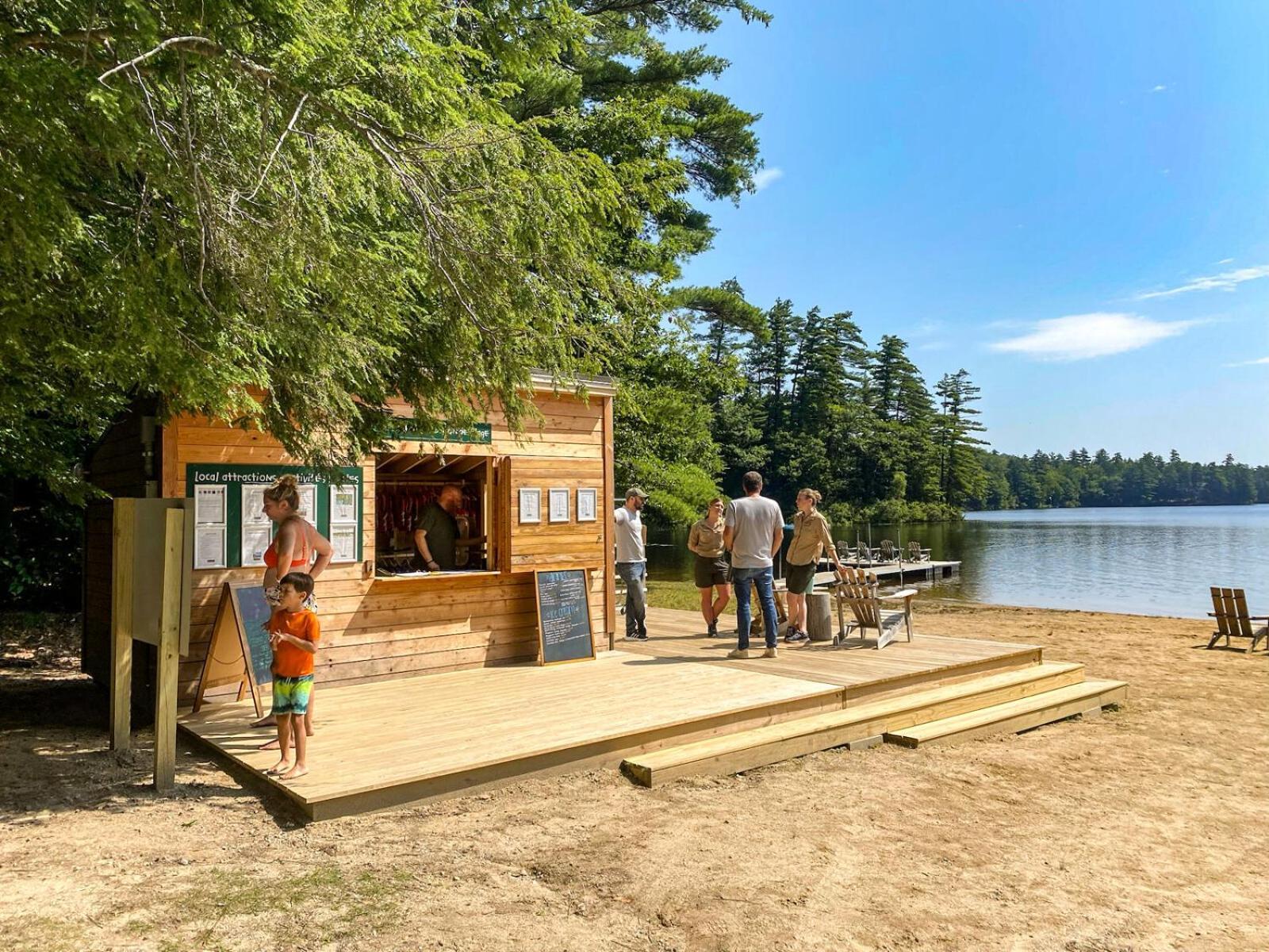 Huttopia White Mountains Albany Экстерьер фото
