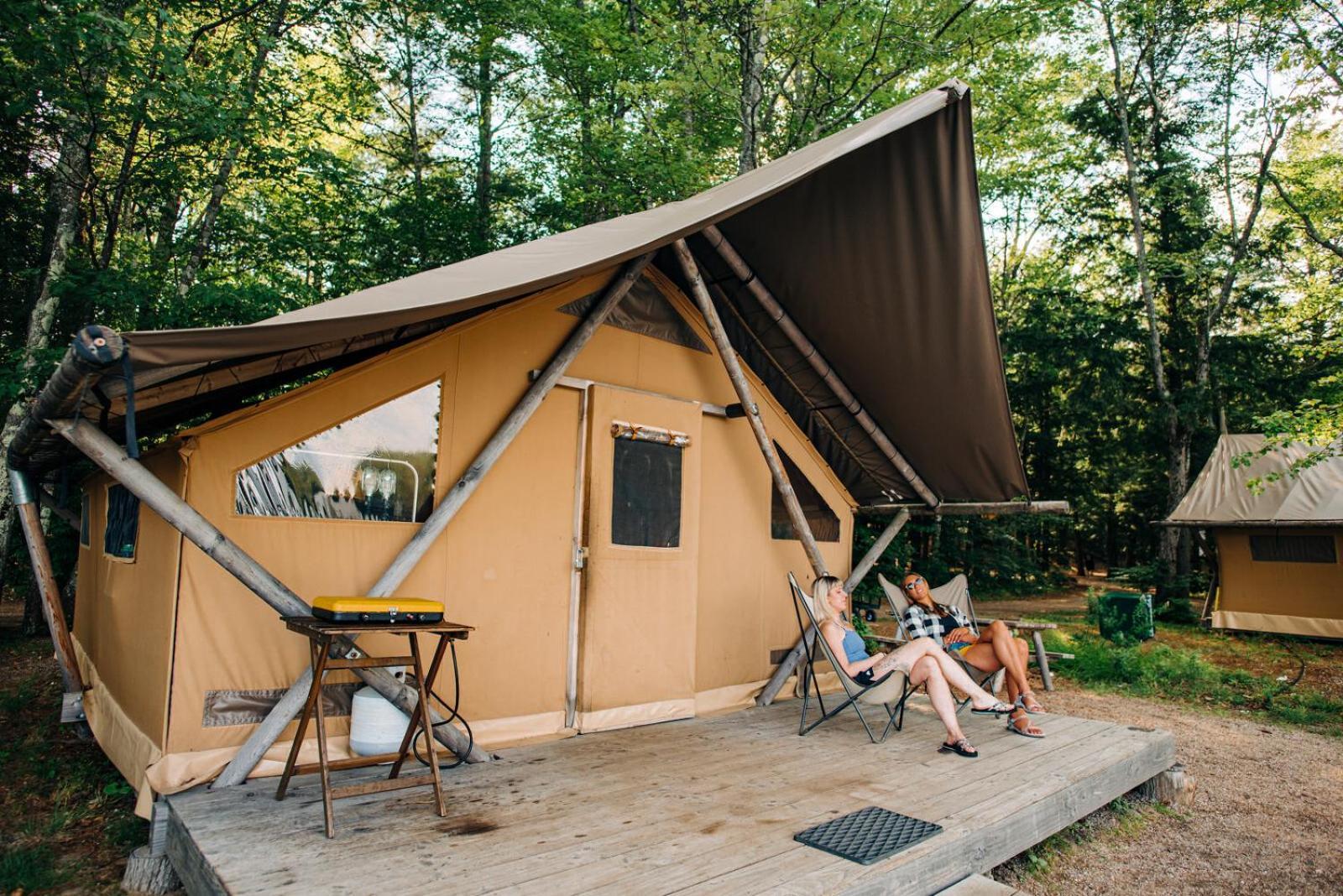 Huttopia White Mountains Albany Экстерьер фото